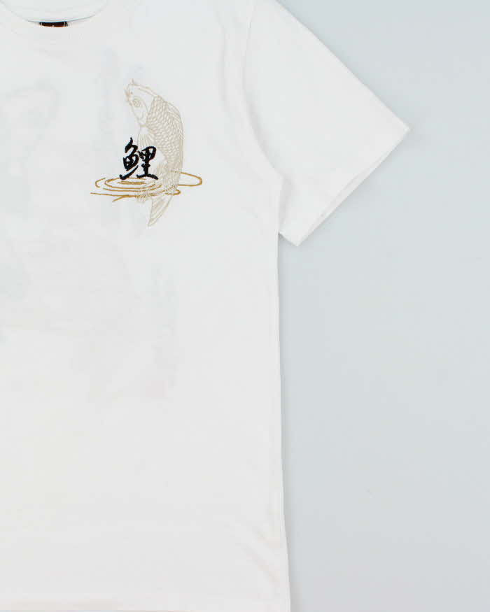 Vintage Y2K 00s Studio Hiro Japan Embroidered Sukajan Crewneck T-Shirt - L