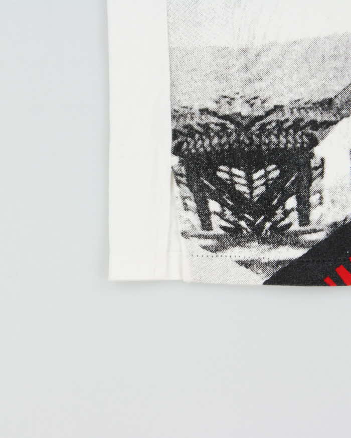 Vintage 1990s New School Skater Heavyweight Single Stitch Crewneck T-Shirt - L