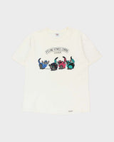 Vintage 1990s Crazy Shirts Feline Fitness Guam Made In USA Single Stitch Crewneck T-Shirt - XL
