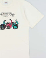 Vintage 1990s Crazy Shirts Feline Fitness Guam Made In USA Single Stitch Crewneck T-Shirt - XL