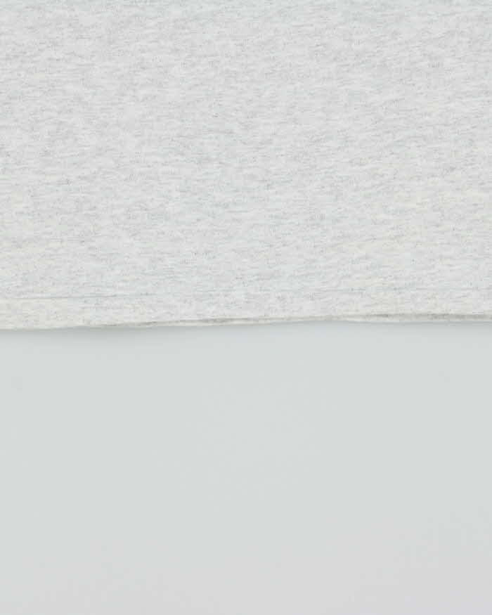 Vintage 1990s Hawaii Hanes Heavyweight Marl Grey Single Stitch Crewneck T-Shirt - M