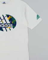 Vintage 1990s Adidas Earth Crewneck T-Shirt - M