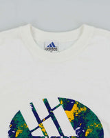 Vintage 1990s Adidas Earth Crewneck T-Shirt - M