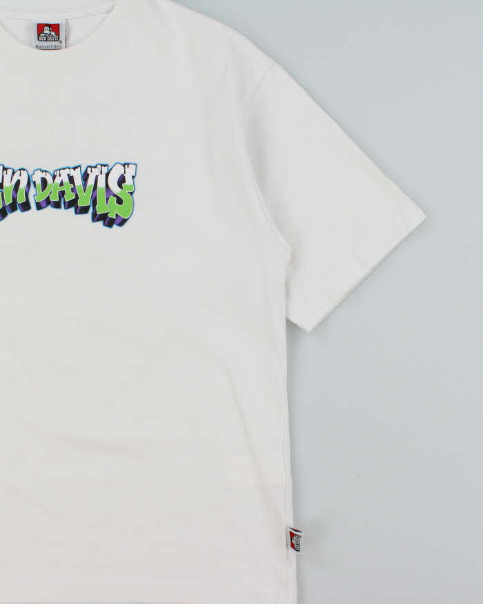 Vintage Ben Davis Graffiti Heavyweight Oversized Boxy Crewneck T-Shirt - M