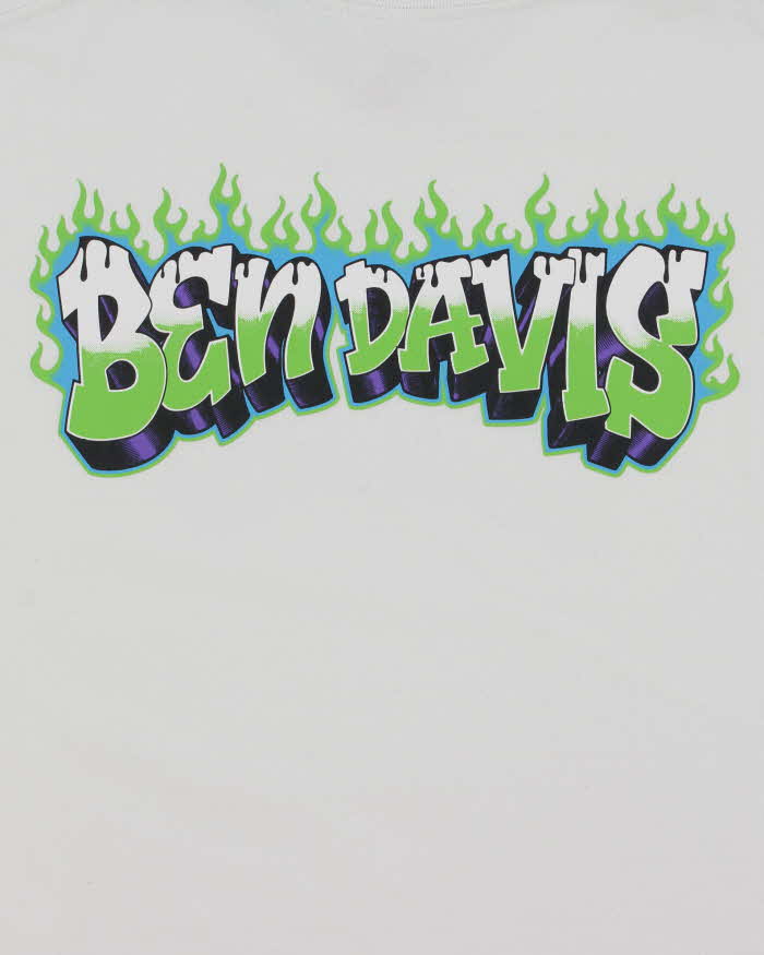 Vintage Ben Davis Graffiti Heavyweight Oversized Boxy Crewneck T-Shirt - M