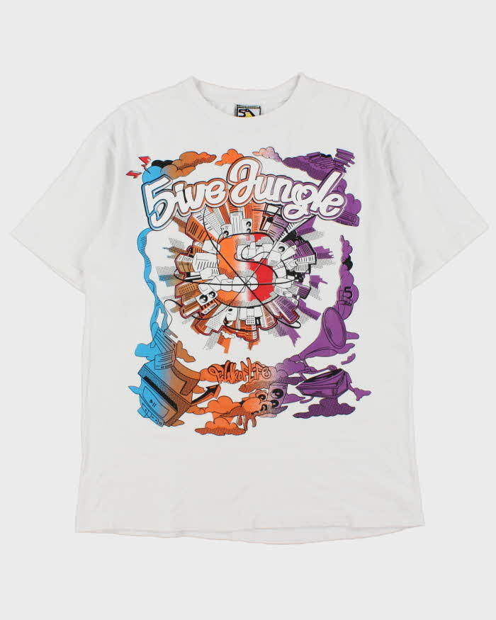 Vintage Y2K 00s 5ive Jungle Heavyweight Crewneck T-Shirt - XL
