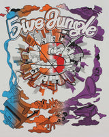 Vintage Y2K 00s 5ive Jungle Heavyweight Crewneck T-Shirt - XL
