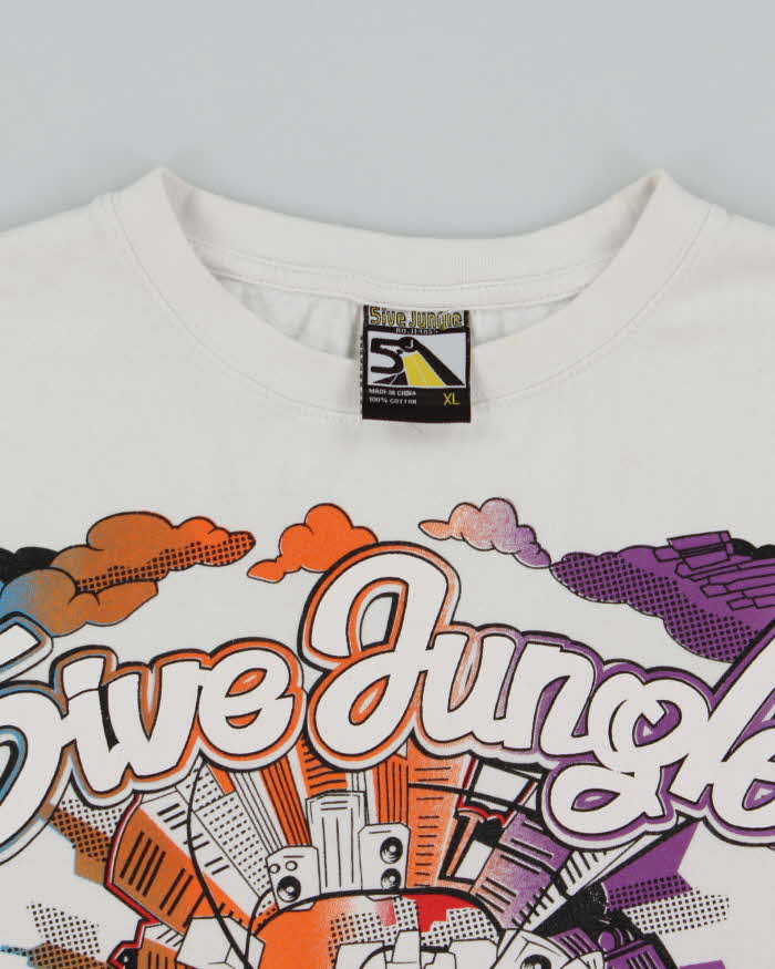 Vintage Y2K 00s 5ive Jungle Heavyweight Crewneck T-Shirt - XL