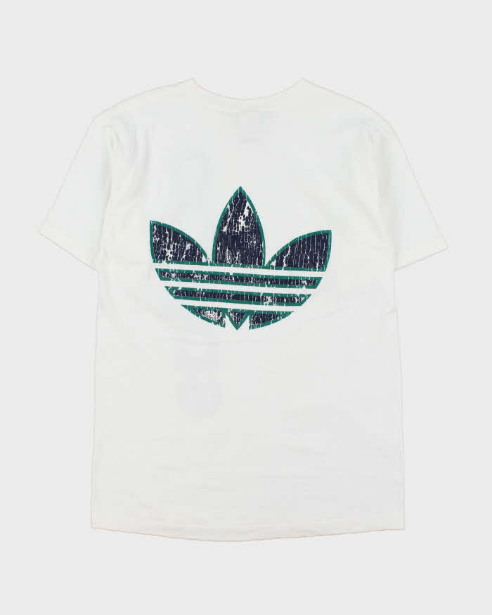 Vintage 1996 Adidas Originals Big Trefoil Heavyweight Made In USA Crewneck T-Shirt - M