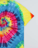 Vintage 1990s Anvil Made In USA Heavyweight Single Stitch Tie-Dye Crewneck T-Shirt - XL