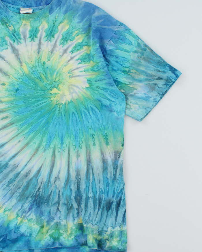 Vintage 1990s Sostanza Tie-Dye Single Stitch Crewneck T-Shirt - L