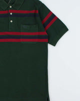 Vintage 1990s Fila Striped Short Sleeve Pocket Polo Shirt - L