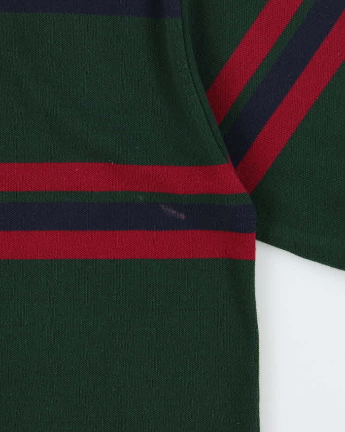Vintage 1990s Fila Striped Short Sleeve Pocket Polo Shirt - L