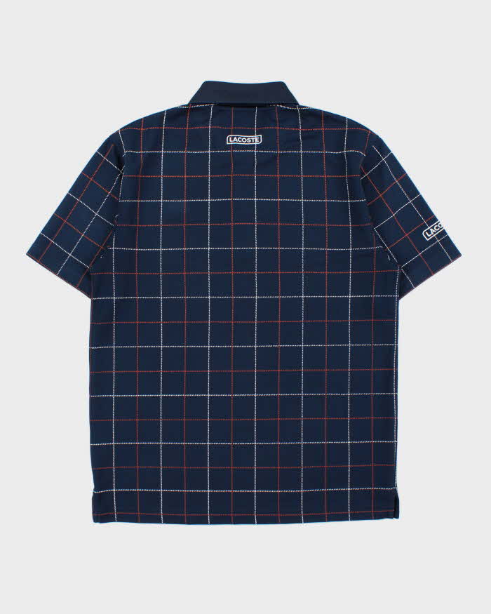 Vintage Y2K 00s Lacoste Sport Check Embrodiered Short Sleeve Polo Shirt - S