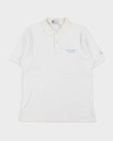 Vintage 1990s Courrèges Homme Embroidered Short Sleeve Polo Shirt - L