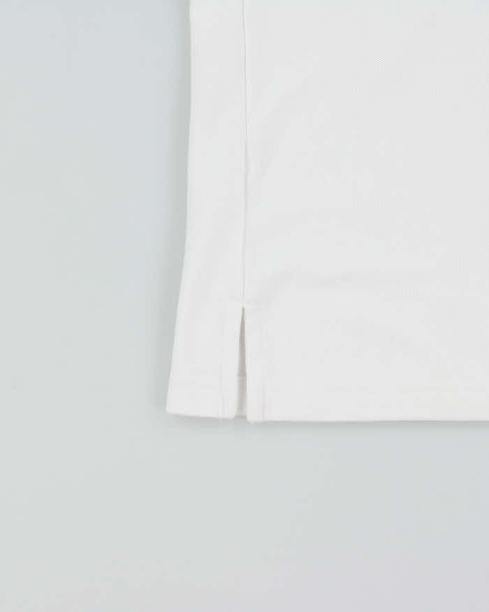 Vintage 1990s Courrèges Homme Embroidered Short Sleeve Polo Shirt - L