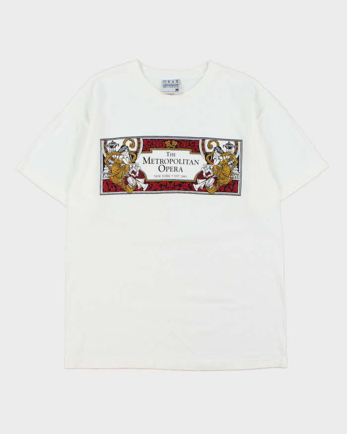 Vintage 1990s Metropolitan Opera Gear Made In USA Heavyweight Crewneck T-Shirt - L