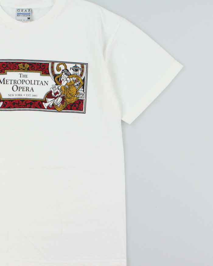 Vintage 1990s Metropolitan Opera Gear Made In USA Heavyweight Crewneck T-Shirt - L