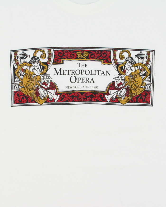 Vintage 1990s Metropolitan Opera Gear Made In USA Heavyweight Crewneck T-Shirt - L