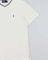 Vintage 1990s Polo Ralph Lauren V-Neck T-Shirt - L