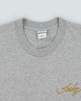 Vintage 1990s Hurley Surf Made In USA Marl Grey Single Stitch Crewneck T-Shirt - L