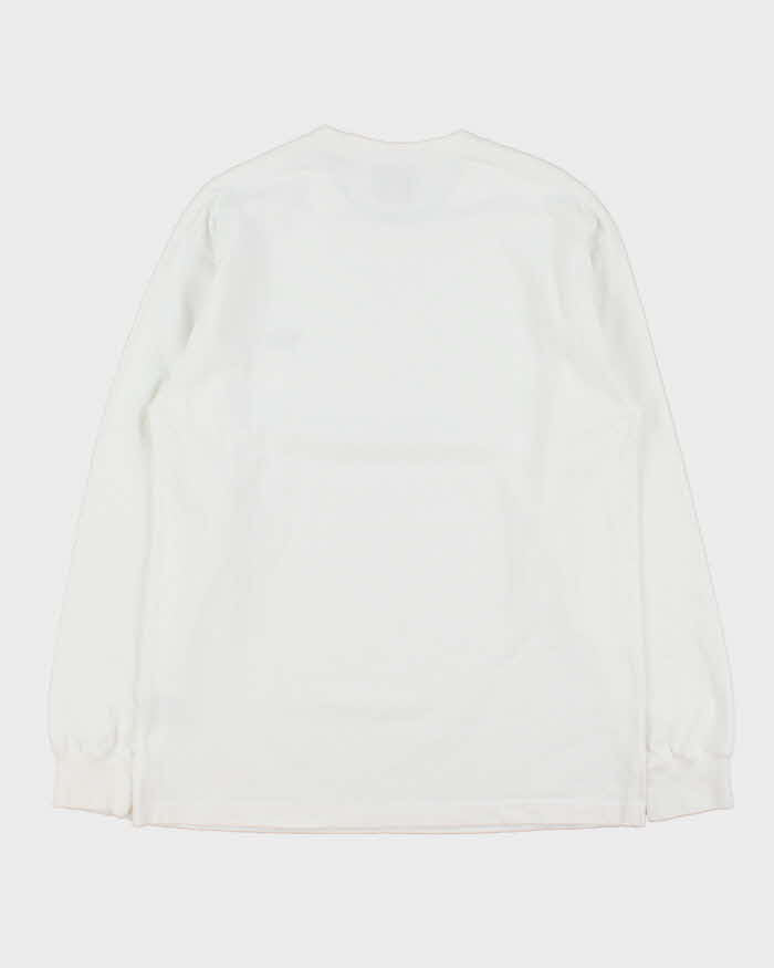 Vintage The North Face Japan Black Label Heavyweight Embroidered Long Sleeve Crewneck T-Shirt - L