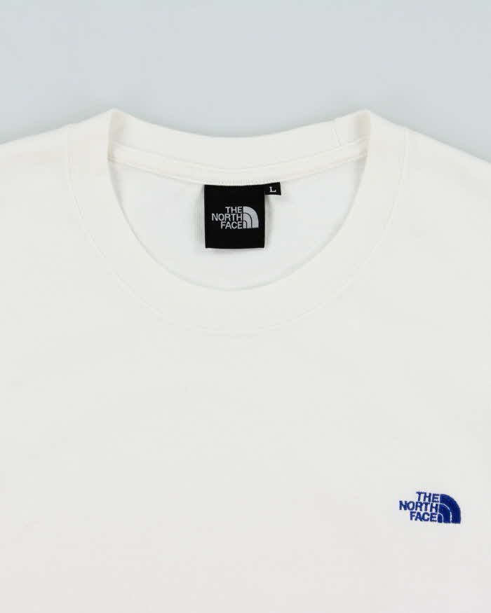 Vintage The North Face Japan Black Label Heavyweight Embroidered Long Sleeve Crewneck T-Shirt - L