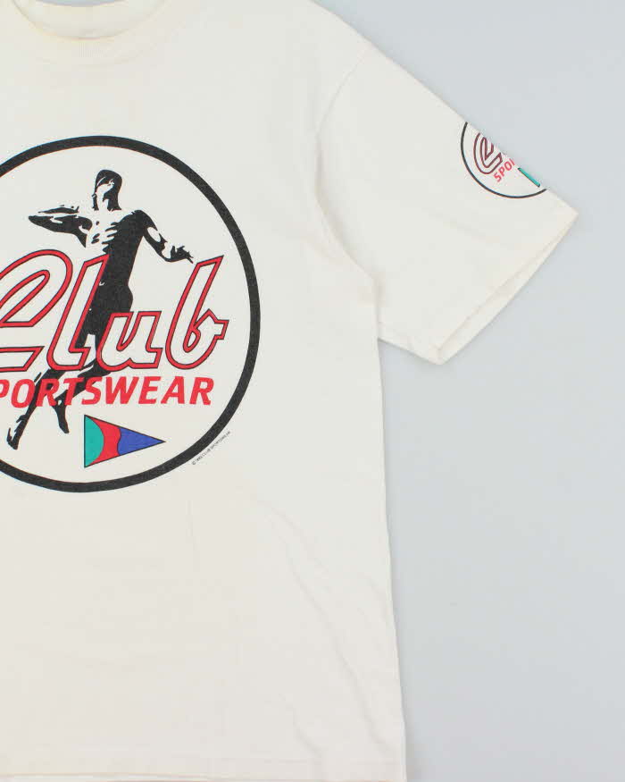 Vintage 1991 Club Sportswear Single Stitch Crewneck T-Shirt - L