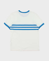 Vintage Adidas Originals Striped Two-Tone Crewneck Ringer T-Shirt - M