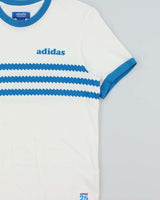 Vintage Adidas Originals Striped Two-Tone Crewneck Ringer T-Shirt - M
