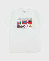 Vintage 1990 Fiori International Club Single Stitch Crewneck T-Shirt - L