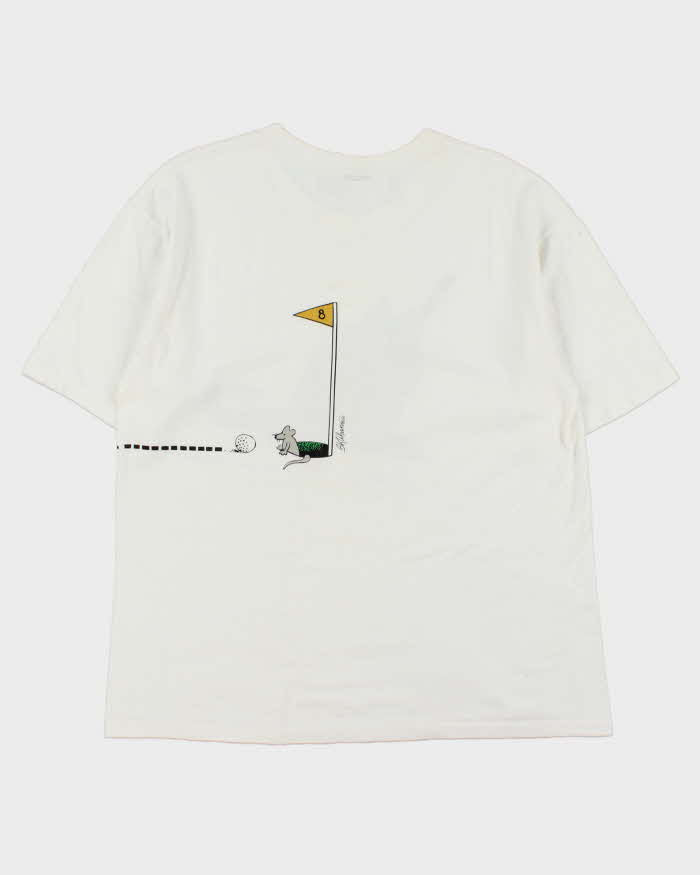 Vintage 1990s B. Killban Cats Hawaii Golf Crazy Shirts Made In USA Single Stitch Crewneck T-Shirt - L