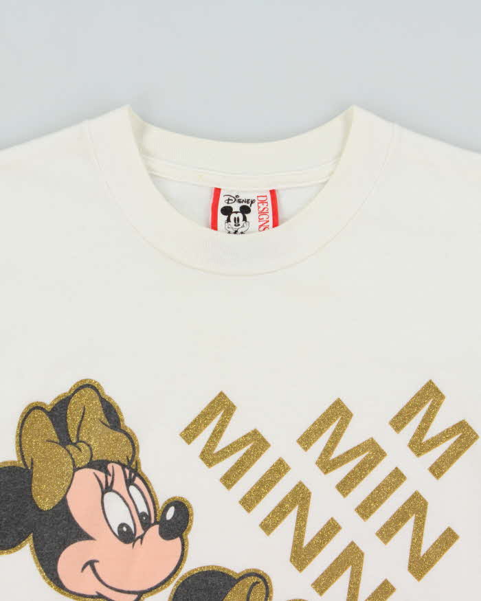 Vintage 1990s Disney Designs Minnie Mouse Made In USA Crewneck T-Shirt - S