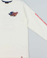 Vintage Y2K 00s 76 Lubricants Racing Motor Oil Crewneck Long Sleeve T-Shirt - L