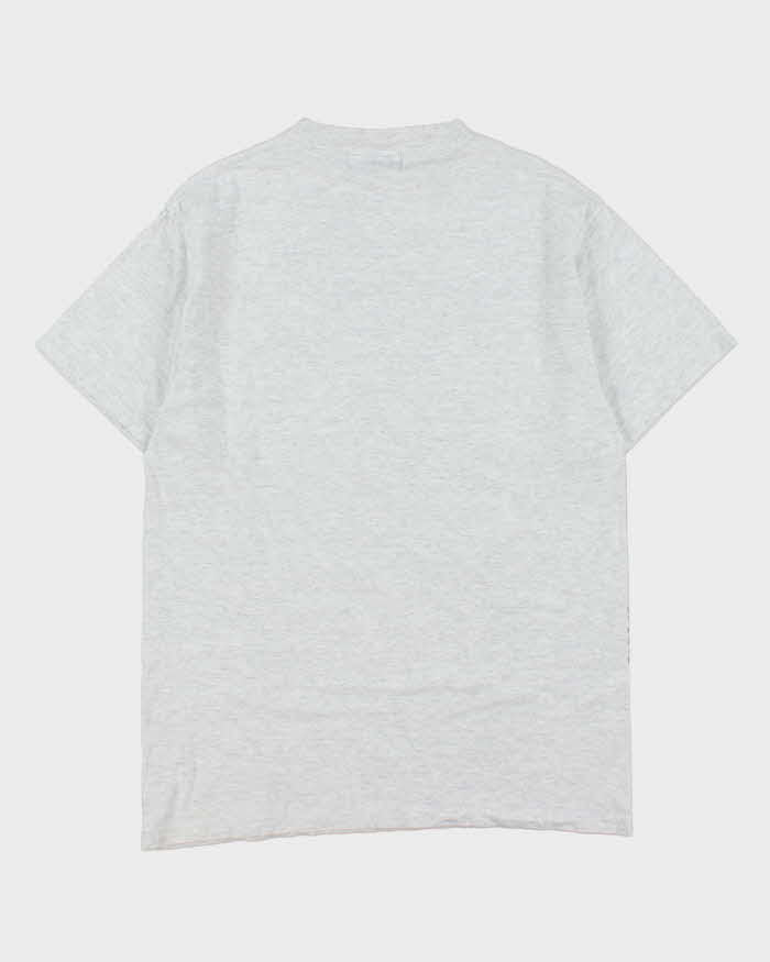 Vintage 1990s Disney 'Gems' Hollywood Mickey Marl Grey Single Stitch Crewneck T-Shirt - L