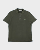 Vintage Lacoste Khaki Classic Croc Slim Fit Short Sleeve Polo Shirt - L