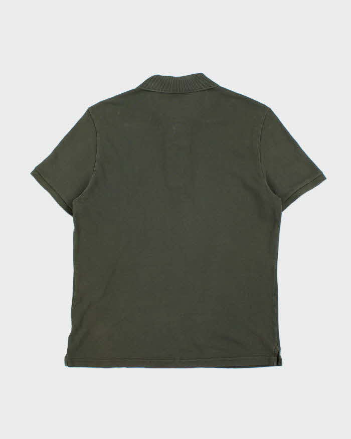 Vintage Lacoste Khaki Classic Croc Slim Fit Short Sleeve Polo Shirt - L