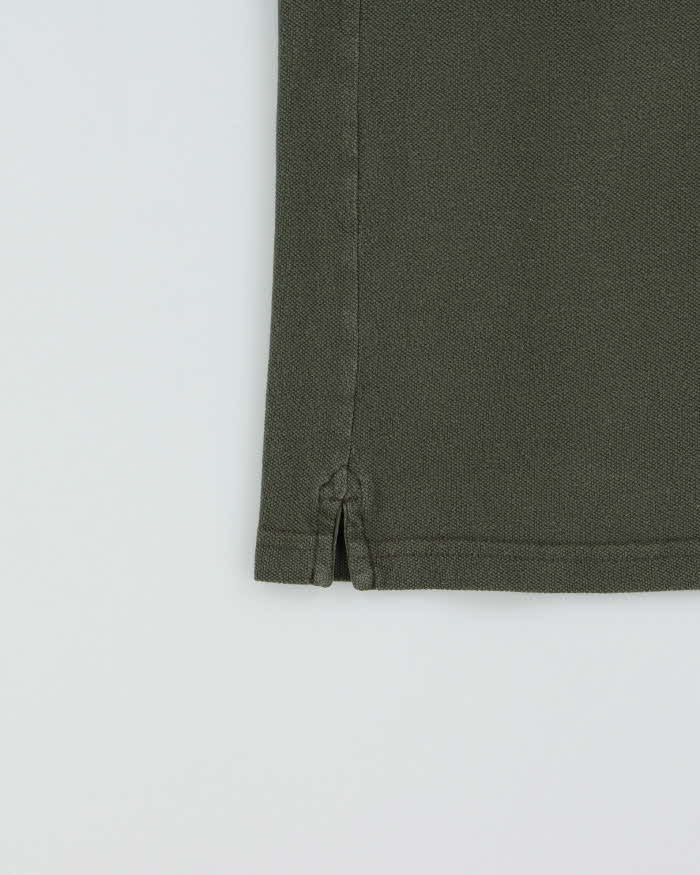 Vintage Lacoste Khaki Classic Croc Slim Fit Short Sleeve Polo Shirt - L