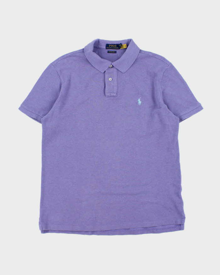 Vintage Polo Ralph Lauren Classic Custom Slim Fit Short Sleeve Polo Shirt - L