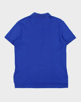 Vintage Polo Ralph Lauren Cobalt Prima Soft Touch Short Sleeve Polo Shirt - L