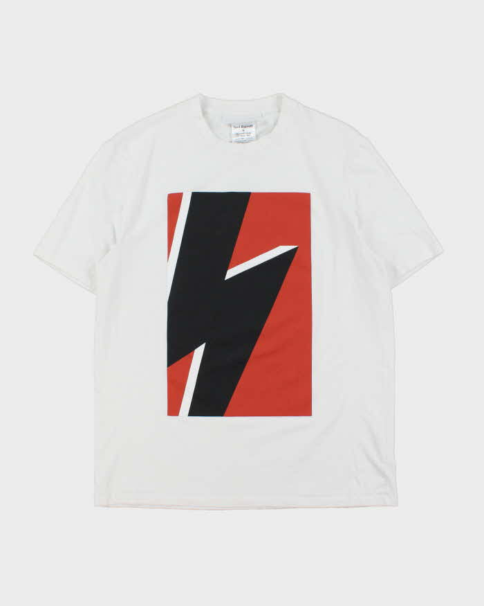 Neil Barrett Thunderbolt Loose Fit Crewneck T-Shirt - M