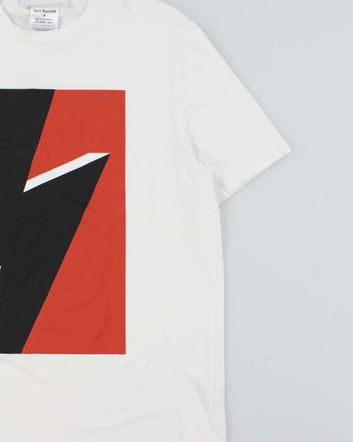 Neil Barrett Thunderbolt Loose Fit Crewneck T-Shirt - M
