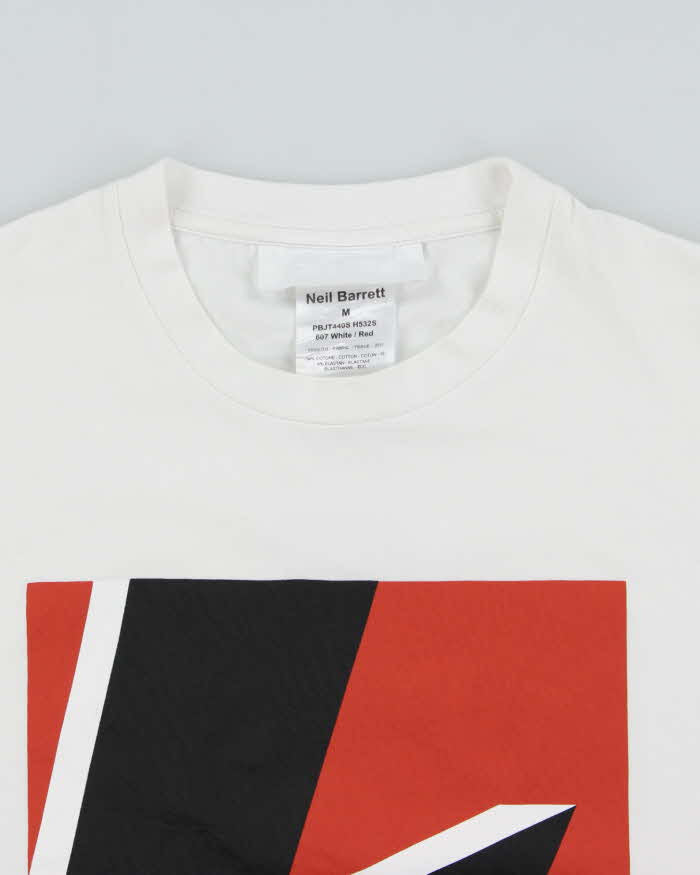 Neil Barrett Thunderbolt Loose Fit Crewneck T-Shirt - M