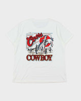 Vintage 00s Coors Cowboy Graphic Crewneck T-Shirt - L