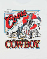 Vintage 00s Coors Cowboy Graphic Crewneck T-Shirt - L