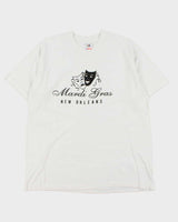 Vintage 1990s Mardi Gras New Orleans Single Stitch Made In USA Crewneck T-Shirt - XL