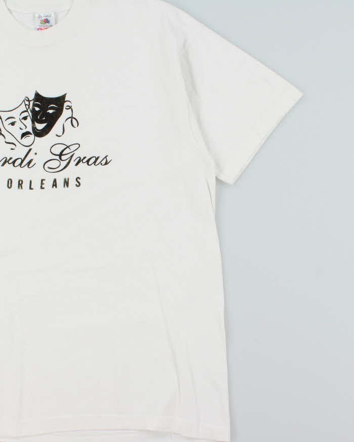 Vintage 1990s Mardi Gras New Orleans Single Stitch Made In USA Crewneck T-Shirt - XL