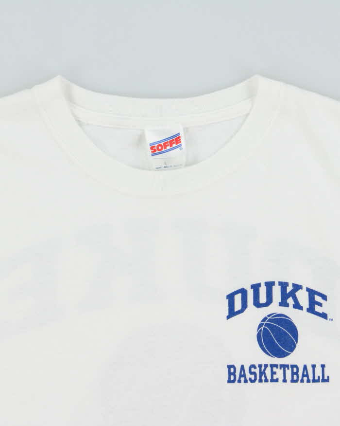 Vintage 1990s Duke Basketball Soffe Crewneck T-Shirt - L