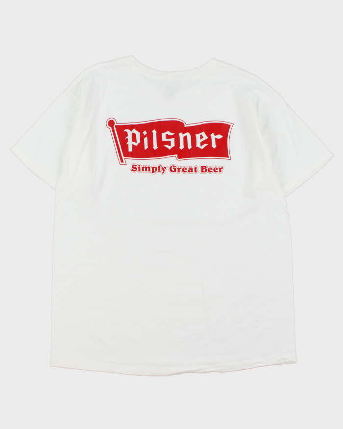 Vintage 1990s Old Style Pilsner Heavyweight Crewneck T-Shirt - XL