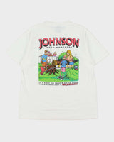 Vintage 1990s Big Johnson By Oneita Hawaii Weed-Whackers Single Stitch Made In USA Heavyweight Crewneck T-Shirt - L